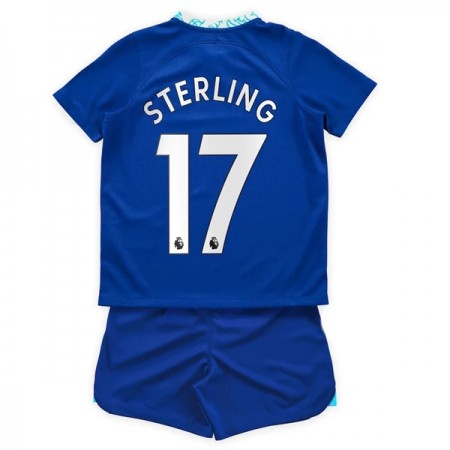 Jalkapallo Pelipaidat/Peliasut Manchester City Sterling 17 Lasten Kotipelipaita 2022-23